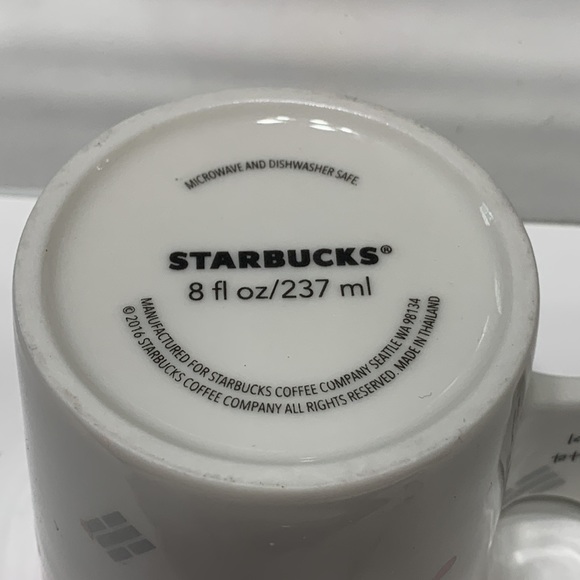 Starbucks KOREA cup 8 oz ceramic MUGUNGHWA - Picture 7 of 13
